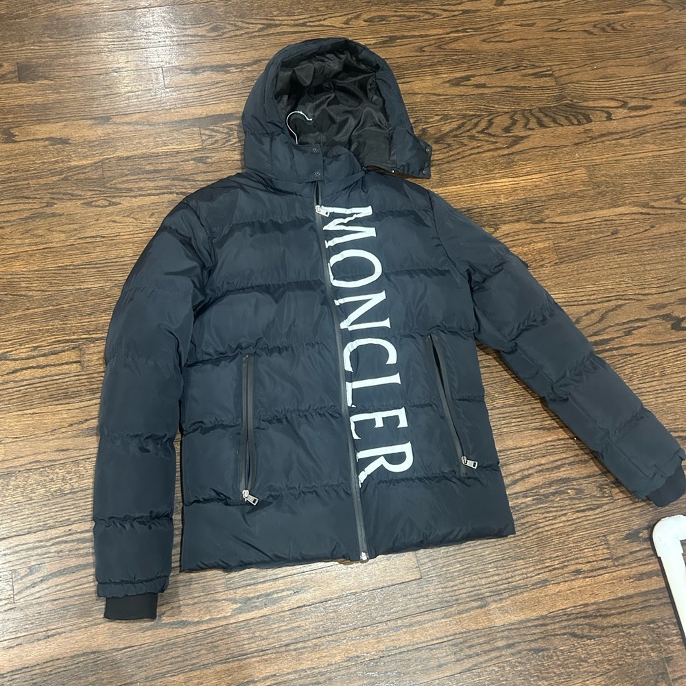 Moncler Elegant Black Satin Lining